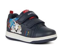 Geox Scarpe da Ginnastica da Ragazzo B New Flick Boy A, Navy White, 21 EU