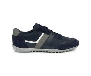 Geox Scarpe da Ginnastica da Ragazzo U Wells A, Blu Navy, 41 EU