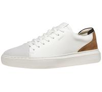 Geox U Deiven A, Scarpe da Ginnastica Uomo, Bianco e Marrone, 46 EU