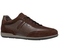 Geox Scarpe da Ginnastica da Uomo U IONIO, Marrone, 43 EU, Marrone, 43 EU