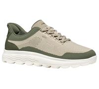 Geox Scarpe da Ginnastica da Uomo U SPHERICA Plus E, Colore Verde Oliva/Sabbia, 41 EU