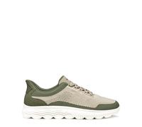 Geox Scarpe da Ginnastica da Uomo U SPHERICA Plus E, Colore Verde Oliva/Sabbia, 43 EU