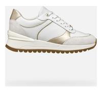 Geox Scarpe da Ginnastica Donna D Desya A Bianco oro chiaro 36 EU