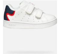 Geox B ECLYPER Boy A, Scarpe da Ginnastica Bimbo 0-24, White/Multicolor, 22 EU