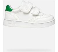 Geox B ECLYPER Boy A, Scarpe da Ginnastica Bimbo 0-24, White/Green, 21 EU