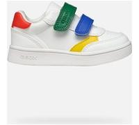 Geox B ECLYPER Boy A Sneaker, Bianco/Verde, 25 EU