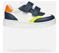 Geox B ECLYPER Boy A, Scarpe da Ginnastica Bimbo 0-24, Navy/White, 22 EU