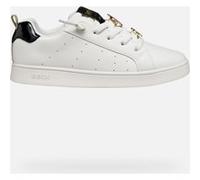 Geox x Harry Potter Sneakers Bianche con Charm, Scarpe da Ginnastica con Dettagli Platform 9 3/4 e Pozione d'Amore (Bianco, Sistema Taglie Calzature EU, Adolescente, Donna, Numero, Media, 38)