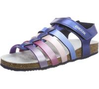 Geox scarpe estive da ragazza New Aloha Peeptoe sandali, blu, 24 EUR