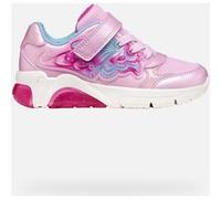 Geox J FADINLIGHT Girl A Sneaker, Pink/Sky, 27 EU