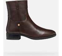 Geox D Felicity, Stivale alla Caviglia Donna, Marrone Scuro, 36.5 EU