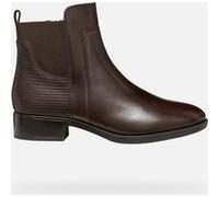 Geox D Felicity, Stivale alla Caviglia Donna, Marrone Scuro, 40 EU