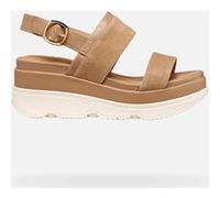 Geox Sandalo da donna D Gardenia A Wedge, beige, 38,5 EU