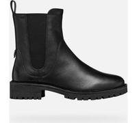 Geox D Hoara, Stivale alla Caviglia Donna, Nero, 37.5 EU