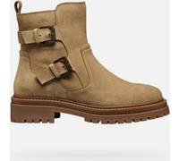 Geox D Iridea, Stivale alla Caviglia Donna, Sabbia Dk, 36 EU