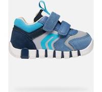 Geox B IUPIDOO Boy D Sneaker, Dk Sky/LT Grey, 20 EU