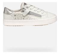 Geox J Kilwi Girl A, Scarpe da Ginnastica, off White/Silver, 37 EU