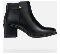 Geox Stivaletti Donna New Asheel D – Tacco medio, traspirante – Nero 38