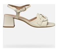 Geox D New ERAKLIA 50 T C, Sandalo con Tacco Donna, Papyrus, 39.5 EU
