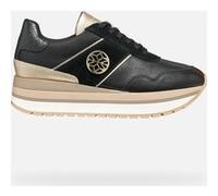 Geox D New KENCY A, Scarpe da Ginnastica Donna, Black, 36 EU