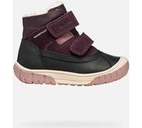 Geox B Omar Girl WPF, Stivale alla Caviglia Bimba 0-24, Black Dk Purple, 20 EU