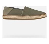 Geox U PANTELLERIA A, Sandalo Espadrillas con Zeppa Uomo, Lt Olive, 43 EU