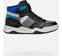 Geox J Perth Boy, Scarpe da Ginnastica, Grigio/Nero, 33 EU