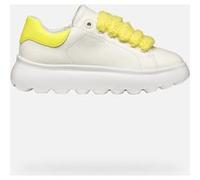 GEOX Sneaker 'PUFFYPOP' giallo / bianco, Taglia 33