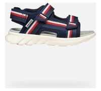 Geox J Sandal AIRADYUM BO, Navy/Red, 34 EU