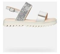 GEOX Scarpe Sandal Coralie Bambina Bianco/argento Chiaro Bianco/argento Chiaro 29