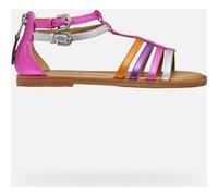 GEOX Scarpe Sandal Karly Bambina Fucsia/argento Fucsia/argento 38