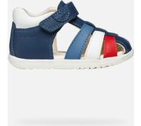 Geox B Sandal Macchia Boy, Avio/White, 25 EU