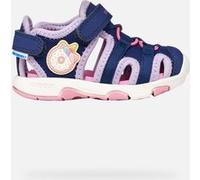 Geox Sandalo da bambina B Multy Girl Navy/Lilac, 22 EU