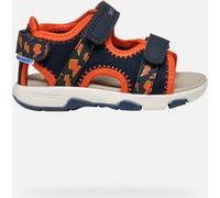 Geox B Sandal Multy Boy Bimbo 0-24, Navy/Orange, 24 EU