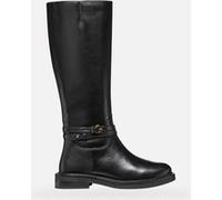 Geox Stivale da donna D Serilda al ginocchio, Nero, 41 EU