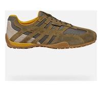 Geox U Snake Original A, Scarpe da Ginnastica Uomo, Military/Dk Grey, 45 EU