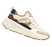 GEOX SCARPE SNEAKERS PLATFORM DONNA INVERNO D36UFE 05485 C1S6N DIAMANTA BEIGE -