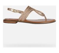 Geox D Sozy Plus E, Sandali Piatti, Dk Oro, 39.5 EU