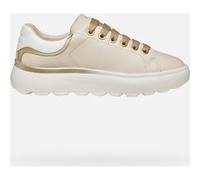 Geox spherica ec4.1 Donna Sneakers Basse Bianco Latte- D65TCB08554C1S2L (Sistema Taglie Calzature EU, Adulto, Donna, Numero, Media, 40)