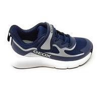 Geox Scarpe Sportive da Bambino PRO-Ran J65P7F,Blu Navy e Argento,con Strappo,Ergonomica e Ammortizzata (Blu Navy e Argento, Sistema Taglie Calzature EU, Adolescente, Numero, Media, 34)