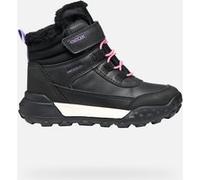 Geox J Trekkyup Girl B Ab, Stivale alla Caviglia, Lilla Nera, 25 EU