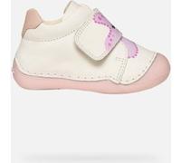 Geox Scarpe da Ginnastica B TUTIM B, Colore Bianco/Rosa, 19 EU