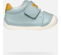 Geox B TUTIM C, Scarpe da Ginnastica Bimbo 0-24, Sage/Ochreyellow, 18 EU