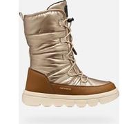 Geox J Willaboom Girl B A, Stivali Alti al Ginocchio, Champagne Tabacco, 35 EU