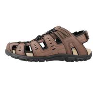 Geox, ,Shoes ,Uomo ,Marrone ,44 EU Sandali Piatti da Uomo per Occasioni Casuali