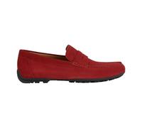 Geox, ,Shoes ,Uomo ,Rosso ,43 EU Mocassino in camoscio rosso Kosmopolis Grip