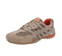 Geox Snake - Sneaker Traspiranti In Suede Sabbia - Taglia 41 [26.5cm] Scarpe