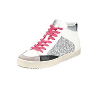 GEOX Sneaker alta nero / argento / bianco Donna GEOX 37 nero / argento / bianco