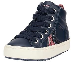 Geox Sneaker Alte da Donna J Kalispera Girl B, Navy Dk Pink, 37 EU