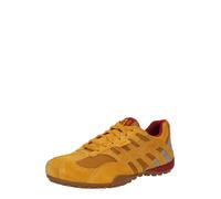 GEOX Sneaker bassa 'Snake Original' zafferano / grigio / rosso scuro Uomo GEOX 43 zafferano / grigio / rosso scuro